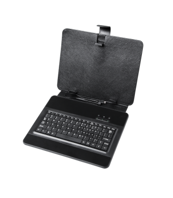 Universāls planšetdatoru futrālis ar micro USB tastatūru, 9.7 cala