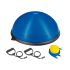 Balansēšanas puslode, līdzsvara trenažieris ar pumpi, REBEL ACTIVE, 58 cm