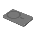 Induktīvais powerbanks Kruger&Matz MagSafe, pelēks, 5000 mAh, KM0911