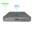 Induktīvais powerbanks Kruger&Matz MagSafe, pelēks, 5000 mAh, KM0911