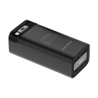 Powerbank Kruger&Matz ar Li-ion akumulatoru, QC un PD funkciju, KM0915, 20000 mAh, 100 W