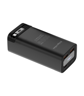 Powerbank Kruger&Matz ar Li-ion akumulatoru, QC un PD funkciju, KM0915, 20000 mAh, 100 W