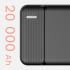 Power banka Kruger&Matz ar ātrās uzlādes funkciju KM0906.1 20000 mAh