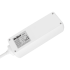 Rebel balts pagarinātājs ar 3 vācu tipa kontaktligzdām bez slēdža 3x1,5mm, 5m