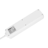 Pagarinātājs ar 4 vācu tipa kontaktligzdām un slēdzi, balts Rebel 2m (3x1,5mm)