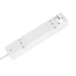 Pagarinātājs ar 4 franču tipa ligzdām un slēdzi Rebel, balts, 3m (3x1,5mm)