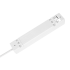 Tīkla pagarinātājs ar 5 franču tipa ligzdām bez slēdža Rebel, balts, 5 m, 3x1,5 mm²