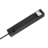 Pagarinātājs ar 5 franču tipa ligzdām, bez slēdža, melns Rebel 5m (3x1,5mm)