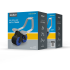 Vēdera muskuļu trenažieris ar taimeri, melnzils, REBEL ACTIVE AB roller Wheel AB-3