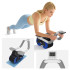 Vēdera muskuļu trenažieris ar taimeri, melnzils, REBEL ACTIVE AB roller Wheel AB-3
