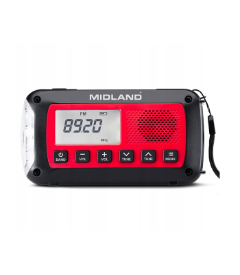 Avārijas radio ar akumulatoru 2600mAh Midland ER100