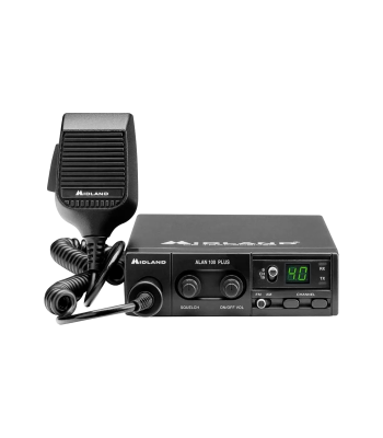 CB radiostacija ALAN B PL 100+ – 114 x 45 x 180 mm