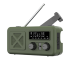 Pārnēsājams saules enerģijas avārijas radio ar SOS funkciju, powerbanku 2000 mAh, lukturīti un rokas ģeneratoru Kruger&Matz