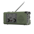 Avārijas saules radio ar SOS funkciju, powerbank 5000mAh, lukturīti un dinamo Kruger&Matz KM0836