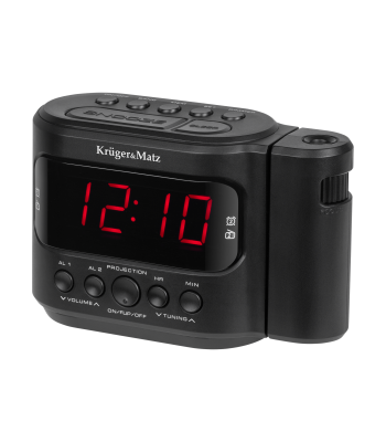 Radio modinātājs ar projektoru Kruger&Matz, modelis KM0827