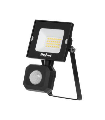 LED prožektors Rebel ar krēslas un kustības sensoru, 6500 K, 230 V, 20 W