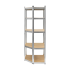 Stūra noliktavas plaukts Rebel RB-1254, 180x40x70, sudraba