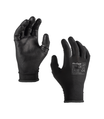 Poliuretāna darba cimdi, 2 pāri, Rebel Tools CS-P002, izmērs 10, XL