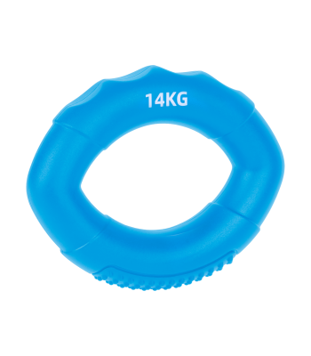 Silikona plaukstas espanderis rehabilitācijai, zils, REBEL ACTIVE, 0 - 14 kg