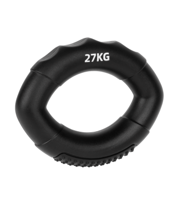 Silikona rokas satvērējs rehabilitācijai, melns, REBEL ACTIVE, 0–27 kg