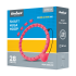Viedais hula hoops ar izvirzījumiem un svaru, rozā, REBEL ACTIVE, 50cm