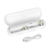 Sonicā zobu birste, balta, 5 darbības režīmi, ceļojumu futrālis, USB Type-C — TEESA SONIC 2