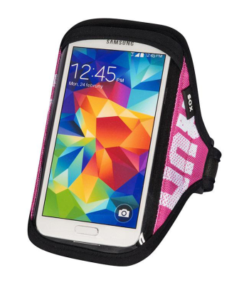 SOX sporta viedtālruņa aproce, rozā, RUN AWAY S/M 25-33cm