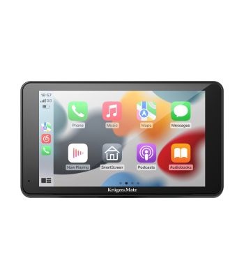 Multivides stacija ar atpakaļskata kameru, Android Auto un Apple CarPlay Kruger&Matz KM 2020 7″
