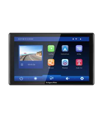 Multimediju stacija ar DVR un atpakaļskata kameru, Android Auto un Apple CarPlay Kruger&Matz 9