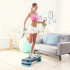 Aerobikas un fitnesa stepa platforma, pelēkzila, REBEL ACTIVE, 3 līmeņi, 78cm