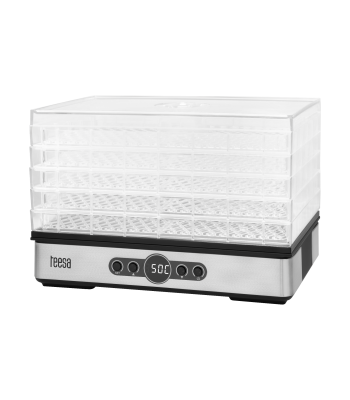 Sēņu, dārzeņu un augļu žāvētājs Teesa, 400W, 5 sieti, LCD displejs, karstā gaisa cirkulācija