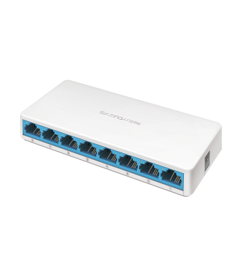 Tīkla komutators ar 8 RJ45 portiem 10/100 Mbps, Mercusys MS108
