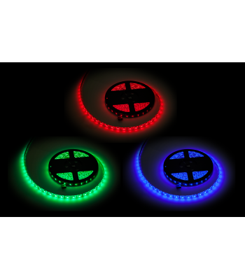 LED lente Rebel, RGB, ūdensizturīga, 12 V, 5m (300x5050 SMD)
