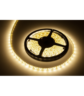 LED lente Rebel, silti balta, ūdensizturīga, 300x5050 SMD, 12V, 5m