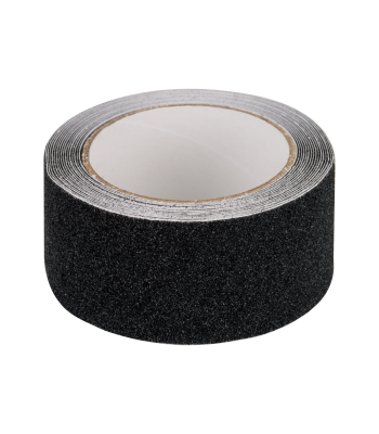 Pretslīdes lente REBEL, melna, 0,75 mm x 50 mm x 5 m