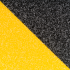 Pretslīdes lente REBEL melnā un dzeltenā krāsā 0,75 mm x 50 mm x 5 m
