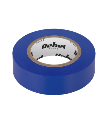 Izolācijas līmlente REBEL, zila, 0,13 mm x 19 mm x 20 yd