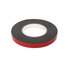 Divpusēja putu līmlente REBEL, melna, 1 mm x 15 mm x 10 m