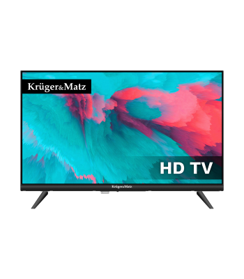 Televizors Kruger&Matz HD DVB-T2 H.265 HEVC 230/12V, 24