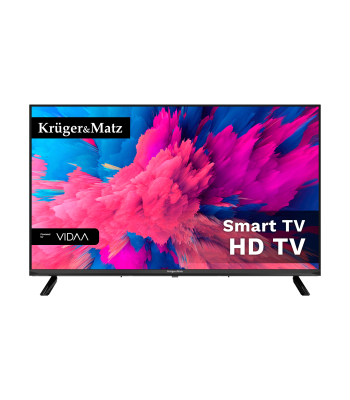 Viedtelevizors ar Smart TV, DVB-T2/S2 un H.265 HEVC, Kruger&Matz KM0232-V3 32
