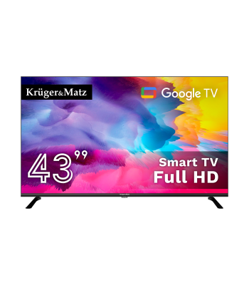 Smart TV Kruger&Matz ar Google TV, KM0243FHD-G2, 43