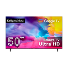 Televizors Kruger&Matz UHD Google TV 5.0 DVB-T2/T/C H.265 HEVC KM0250UHD-G 50"
