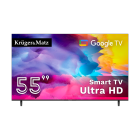 Televizors Kruger&Matz UHD Google TV 5.0 DVB-T2/T/C H.265 HEVC 55"