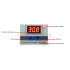 Elektroninis temperatūros termostatas XH-W3001 AC110-230V W3001 230V
