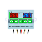 Divu kanālu termostats ZFX-ST3012 E6135 230V