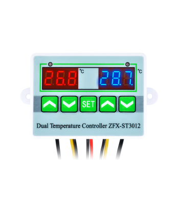 Divu kanālu termostats ZFX-ST3012 E6135 230V