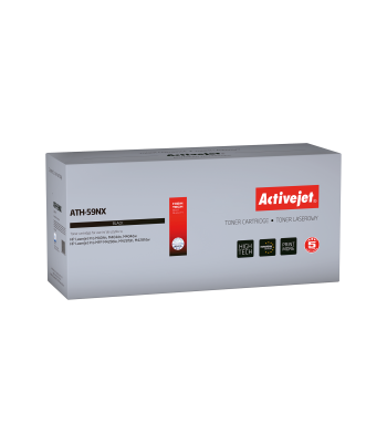 ActiveJet melns toneris HP lāzerprinteriem ar mikroshēmu 59X CF259X