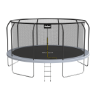 Dārza batuts Rebel Active PRO ar tīklu un kāpnēm, 15ft/457 cm