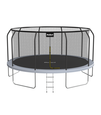 Dārza batuts Rebel Active PRO ar tīklu un kāpnēm, 15ft/457 cm