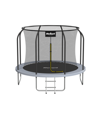 Dārza batuts ar drošības tīklu un kāpnēm, Rebel Active PRO, 8ft/244 cm